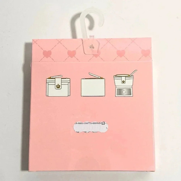 Juicy Couture Black Floral Card Case Tab Wallet - Picture 8 of 8